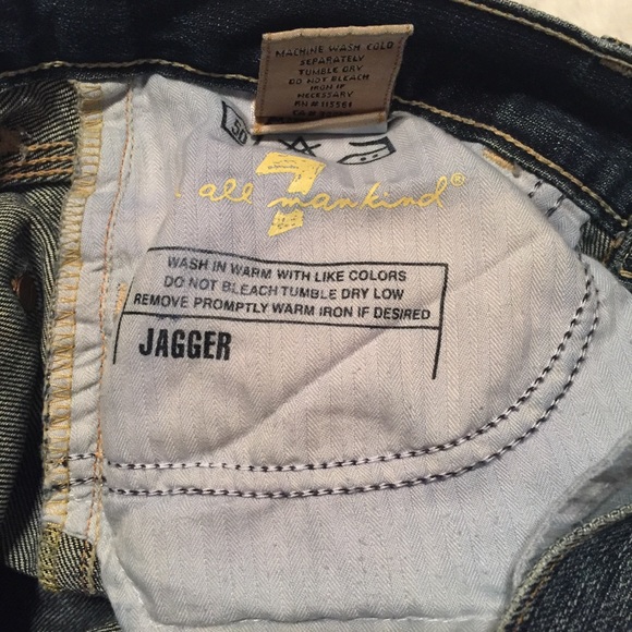 7 for all mankind distressed jagger jeans - Picture 5 of 7